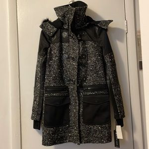 NWT Blanc Noir Wool Duffel Coat